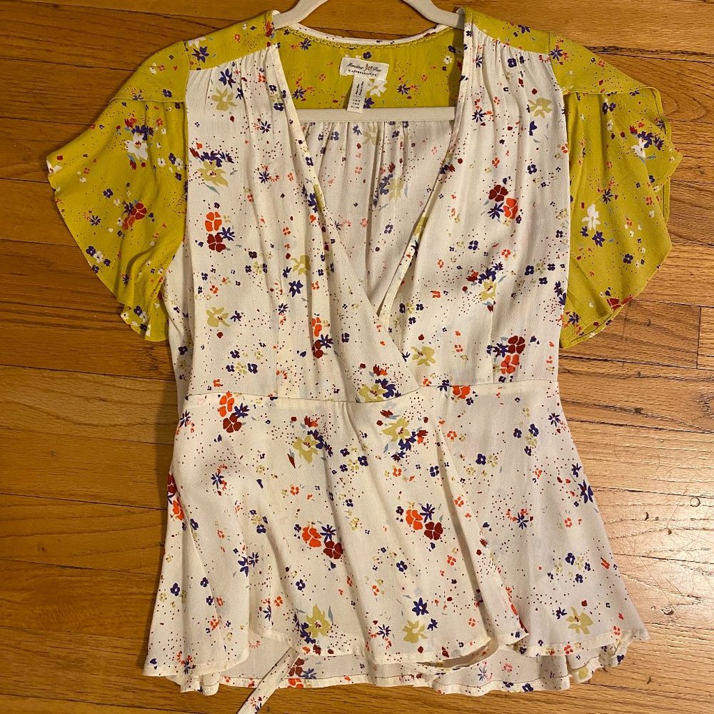 Vintage Style Summer Anthropologie Blouse